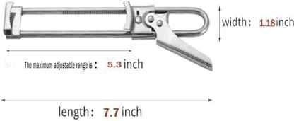 3PCS Master Jar & Bottle Opener, Adjustable Multifunctional Stainless Steel Can Opener Jar Lid Gripper, Manual,Kitchen Accessories（Silver）