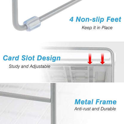 Cirhy Kitchen Wrap Organizer, Expandable Pantry Organizers and Storage, 3-Tier Foil and Plastic Wrap Organizer for Cabinet, Adjustable Shelf for Tin Foil, Ziplock Box, Saran Wrap (9.8-15.6")