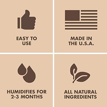 Boveda 72% Two-Way Humidity Control Pack for Storing Up to 25 Items – Single – for Wood Containers – Moisture Absorber – Humidifier Pack – Individually Wrapped Hydration Packet