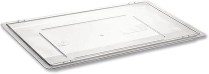 Rubbermaid Commercial Products Food Storage Box Lid for 8.5, 12.5, 16.5, and 21.5 Gallon Sizes, Clear