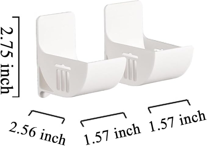 4 Pcs No Punching Trash Bag Dispenser Plastic Bag Holder,Wall Mounted Plastic Bag Organizer Grocery Bag Holder White Garbage Trash Bag Holder For Home Organization Kitchen Organizers And Storage