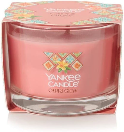 Yankee Candle Minis Jar, Hello Italy Collection (1.3 OZ (Pack of 4), Capri Glow)