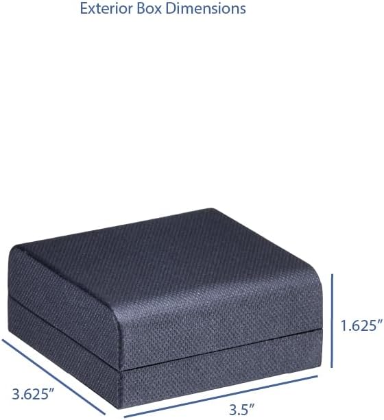 Luxury Weave Texture Watch & Bangle/Bracelet Box - Cuff-Insert-Style Jewelry Gift Box for Men & Women - Bracelet & Watch Box Soft Suede Interior - Ideal for Watch & Bangle/Bracelet Case