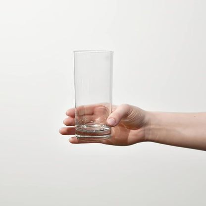 Krosno Highball Glasses, Set of 6, 11.8 oz, Blended Collection, Crystal Glass, Perfect for Everyday, Multipurpose Glasses, Dishwasher Safe, Made in Europe