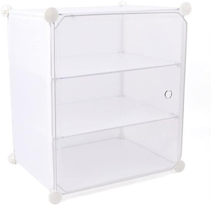 12 Tier Portable Shoe Shelf Storage Shoe Rack Organizer 96 Pair Shoe Storage Cabinet with Transparent Door Easy Assembly Plastic Stackable Shoe Box Free Standing DIY Expandable Large Capacity