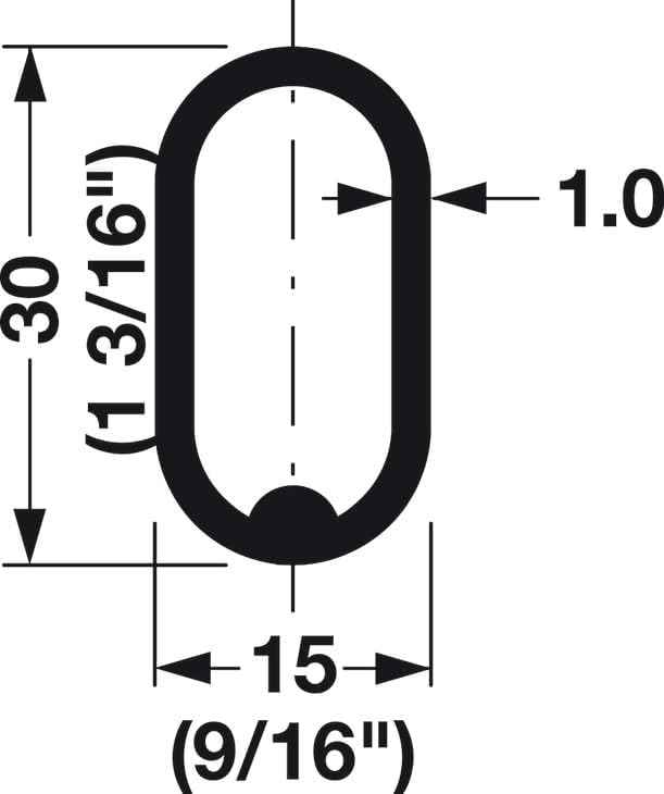 10-Case ProPack Welded Steel Oval Polished Chrome Wardrobe Closet Rods - 98 7/16" (8' 2-7/16") Length – Heavy-Duty Construction