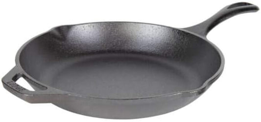 Lodge Chef Collection 10" Pre-Seasoned Cast Iron Skillet - Kitchen Essential for Frying & Searing