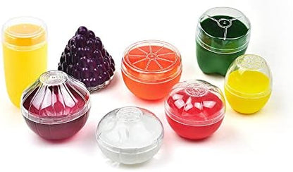 Orange Storage Containers, Reusable Grapefruit Keeper for Refrigerator, Individual Orange Saver Holder Organizer for Fridge to Keep Orange Fresh