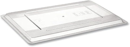 Rubbermaid Commercial Products Food Storage Box Lid for 8.5, 12.5, 16.5, and 21.5 Gallon Sizes, Clear