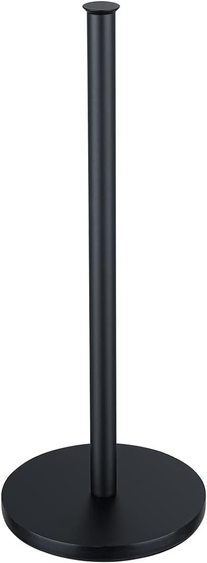 JQK Toilet Paper Storage Stand Matte Black, 304 Stainless Steel Thicken 0.8mm Tissue Reserve Holder 3 Rolls Dispenser for Bathroom, TPS180-PB