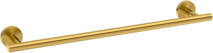 USHOWER Brushed Gold Towel Bar, 24-Inch Towel Racks for Bathroom Wall-Mounted, SUS304 Stainless Steel Towel Rod (Total Length 26-Inch)
