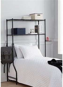 DormCo Over the Bed Shelf Supreme - Suprima® Adjustable Shelving - Black