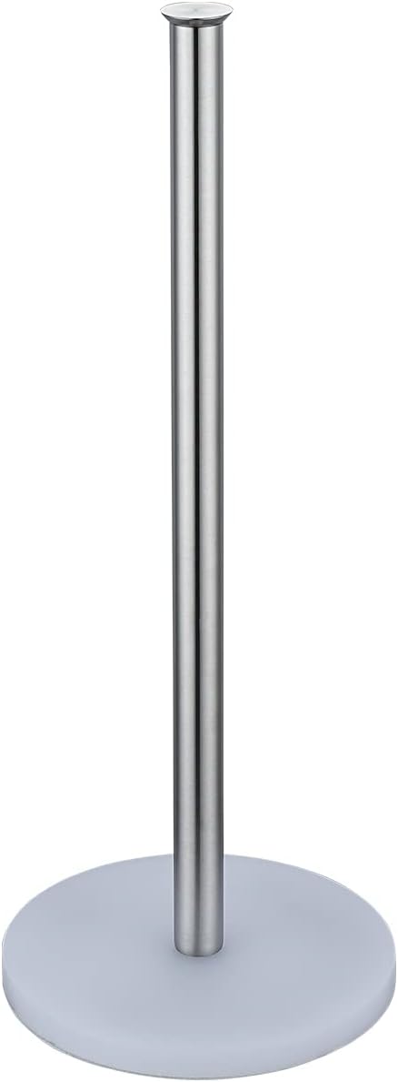 JQK Toilet Paper Storage Stand, 304 Stainless Steel Thicken 0.8mm Tissue Reserve Holder Dispenser for Bathroom, Brushed Steel, TPS180-WN