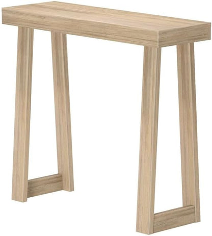 Plank+Beam Solid Wood Console Table, 36 Inch, Sofa Table, Narrow Entryway Table for Hallway, Behind The Couch, Living Room, Foyer, Easy Assembly, Blonde