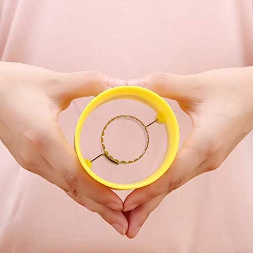 1 Piece Stainless Steel Cob Corn Stripper Corn Remover Stripping Tool Manual Corn Threshing for Removing Kernels from Fresh Corn(Yellow)