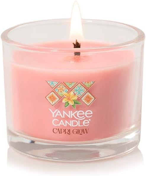 Yankee Candle Minis Jar, Hello Italy Collection (1.3 OZ (Pack of 4), Capri Glow)