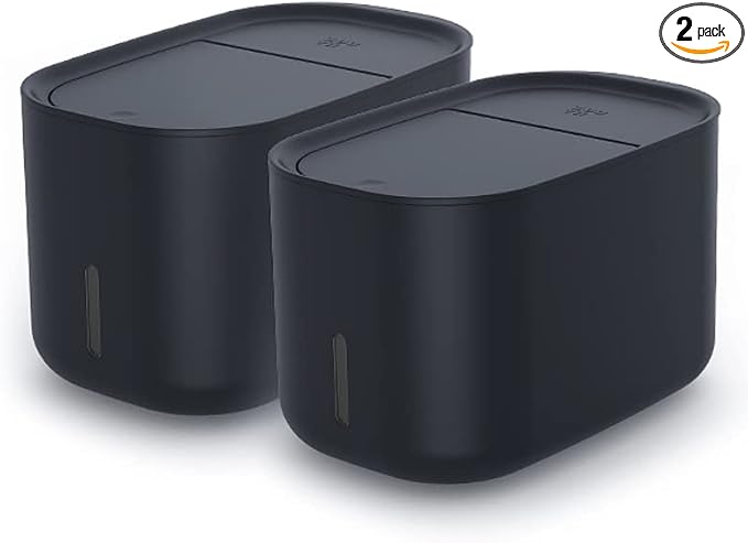 Zuutii Rice Storage Container, Dry Food Bin, Pet Dog Cat Dispenser, 6.9Qt Large Bin with Lid & Measuring Cup, Airtight Silicone Sealed Moisture Proof, for Grain Cereal Soybean Corn (DarkGray) (ZTFC)