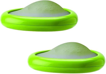 Joie Avocado Stretch Pod, Keep Avocadoes Fresh Longer, Refrigerator Storage, Produce Organization, Green, Pack of 2