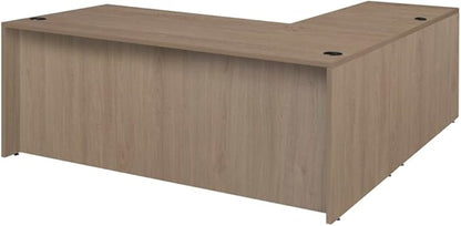 Regency Legacy 71 x 82 in. L Desk with Single Full Pedestal Drawer Unit- Noble Oak