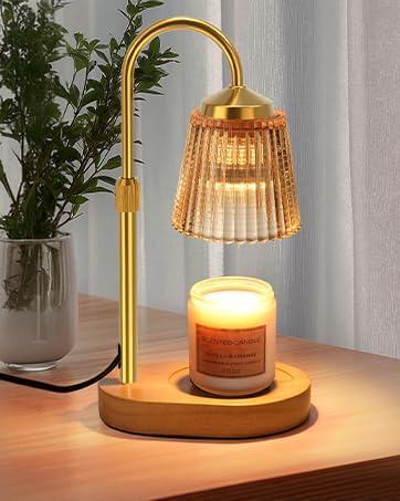 Candle Warmer Lamp with Timer Dimmable, Adjustable Lamp Candle Warmer, Birthday Gifts for Women Mom, Wax Warmer Lamp for Scented Jar, House Warming Gifts New Home Decor