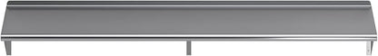 AmGood 12" X 72" Stainless Steel Wall Shelf | NSF | Metal Shelving | Garage, Laundry, Storage, Utility Room | Restaurant, Commercial Kitchen