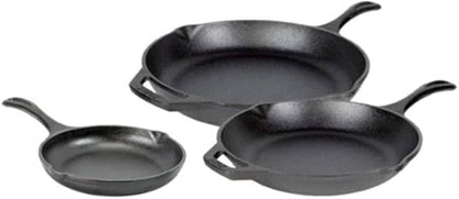 Lodge Chef Collection 3pc Set (8”, 10", & 12" Skillet)