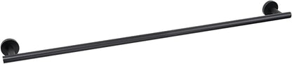 HITSLAM Matte Black 30 Inch Towel Bar for Bathroom, SUS304 Stainless Steel Bathroom Towel Rack Wall Mounted, Modern Home Decor Bath Towel Holder with Hardware Accessories (Total Length 31.6 Inch)
