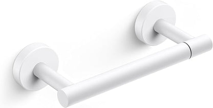 Day Moon™ - Toilet Paper Holder - Modern Roll Holder for Bathroom - 1 Pack - Wall Mount - Classic, White