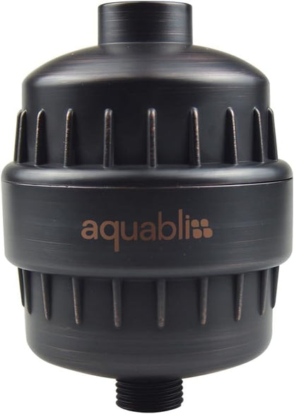 AquaBliss High Output Revitalizing Shower Filter - Reduces Dry Itchy Skin, Dandruff, Eczema, and Dramatically Improves The Condition of Your Skin, Hair and Nails - Oil Rubbed Bronze (SF100-ORB)