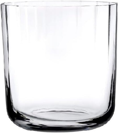 NUDE Whiskey Glasses Set of 2 – Neo 12.75 oz Lead-Free Crystal Rocks Glasses for Whisky, Scotch & Bourbon – Bevelled Edge, Flared Rim, Handmade Bar Tumblers Luxury Gift Set