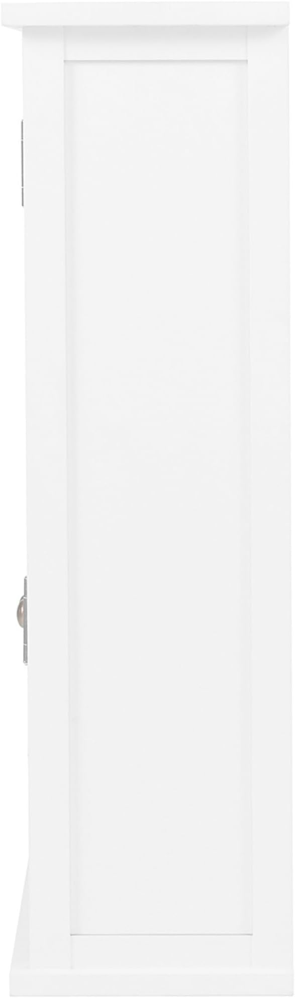 Alaterre Furniture Coventry 27W x 29H Wall Moted Bath Storage Cabinet with Two Doors and Open Shelf