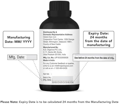 Majestic Pure Essential Oil with Glass Dropper - 100% Pure and Natural - Essential Oils for Diffuser, Aromatherapy, Soap and Candle Making, Sandalwood Essential Oil, Sandalwood Oil, 1 Fl Oz