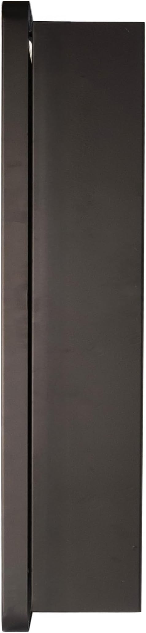 Ketcham 16" W x 22" H Round Corner Midnight Series, Surface Mounted Medicine Cabinet