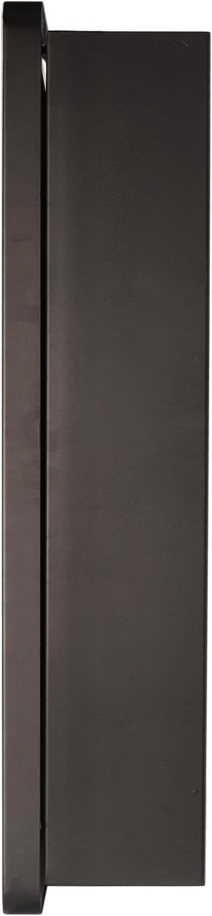 Ketcham 16" W x 22" H Round Corner Midnight Series, Surface Mounted Medicine Cabinet