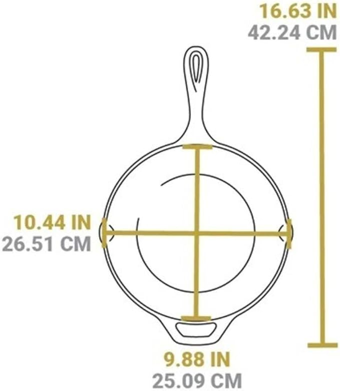 Lodge Chef Collection 3pc Set (8”, 10", & 12" Skillet)