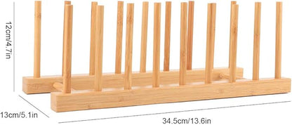 Dish Drying Rack, Pot Lid Plate Rack Organizer Holder Versatile Organizer, Cutting Board Drying Holder, Kitchen Storage Cabinet Organizing for Cup Pot Lid