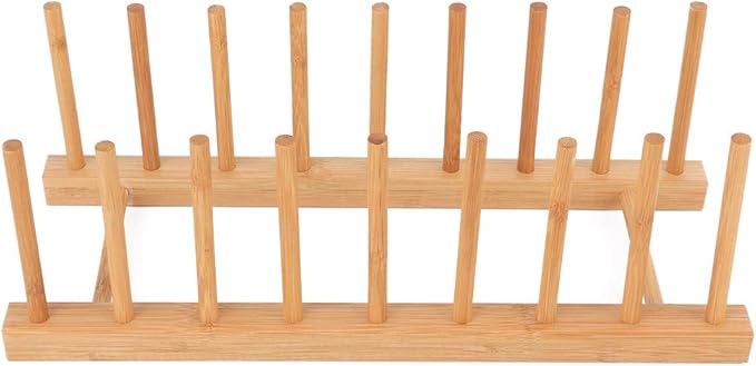 Dish Drying Rack, Pot Lid Plate Rack Organizer Holder Versatile Organizer, Cutting Board Drying Holder, Kitchen Storage Cabinet Organizing for Cup Pot Lid