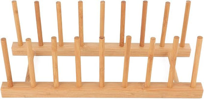 Dish Drying Rack, Pot Lid Plate Rack Organizer Holder Versatile Organizer, Cutting Board Drying Holder, Kitchen Storage Cabinet Organizing for Cup Pot Lid