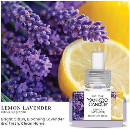 Yankee Candle ScentPlug Refill, Lemon Lavender 0.625 Fl Oz (Pack of 4)