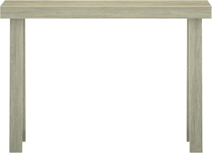 Plank+Beam Solid Wood Console Table, 46 Inch, Sofa Table, Narrow Entryway Table for Hallway, Behind The Couch, Living Room, Foyer, Easy Assembly, Seashell