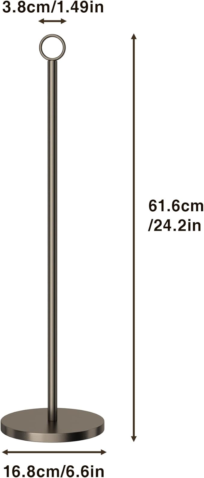 Toilet Paper Holder Stand(with Reserve Function), Free-Standing Spare Rolls Storage Holder, Stainless Steel