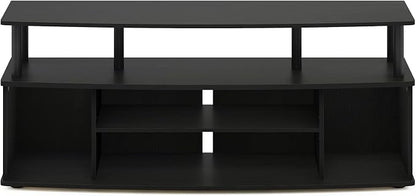 Furinno Jaya Large Entertainment Center Hold up to 55-in TV, Inches, Blackwood