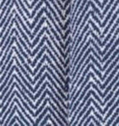 DII Chevron Throw Collection Handloomed Cotton, 50x60, Nautical Blue