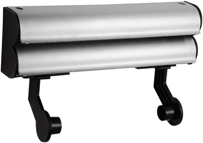 3 in 1 Stainless Steel Wall Mount Kitchen Wrap, Foil and Paper Towel Dispenser
