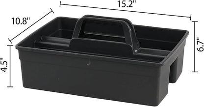 6 Packs Cleaning Storage Caddy with Handle, Plastic Cleaning Supplies Caddy Shower Caddy