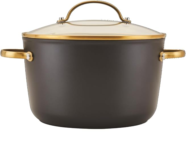 Farberware Forged Induction Ceramic Nonstick Cookware Set, 12-Piece, Black Pots & Pans