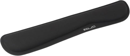 ELZO Keyboard Wrist Rest Pad Support with 65D High-Density Thicken Memory Foam Padding, Ergonomic Design Computer Rest Pad Desk Wrist Mat, Non-Slip Rubber Base Office Laptop