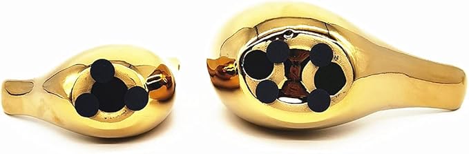 Fannuoncc Small Animal Birds Statues Home Decor Modern Style Gold Decorative Ornaments for Living Room, Bedroom,Cabinets, Office Desktop (2 Pack)