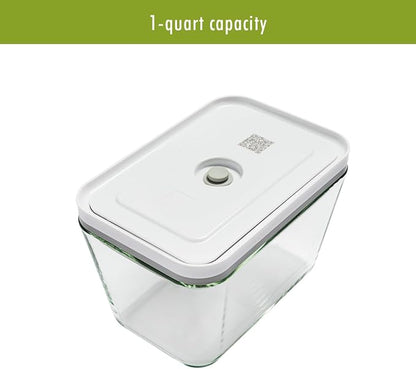 For food to stay fresh up to 5X longer, pump required (not included).