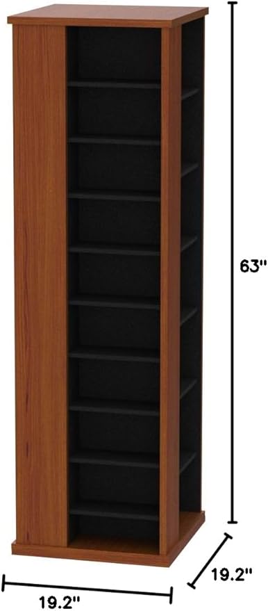 Venture Horizon Revolving Media Tower 1000 - Walnut
